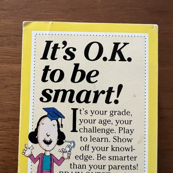 Brain Quest Learn Q & A Multi Sub Grade 3 Ages 8-9 Quiz Deck Vintage 1st Ed 1992 - Picture 7 of 8